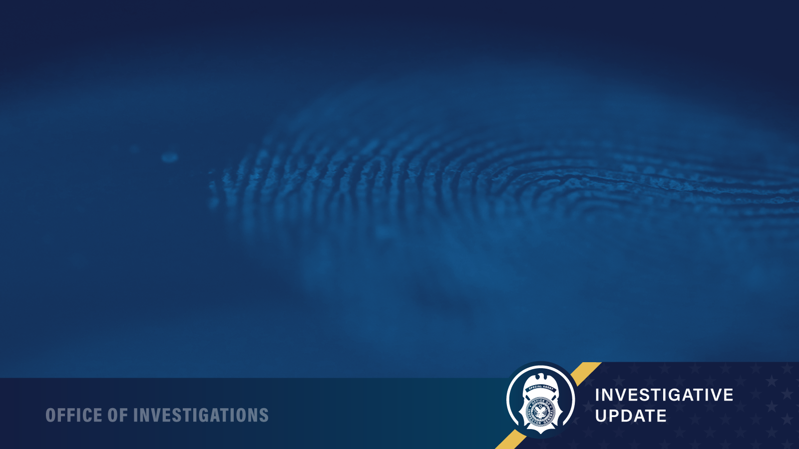 Office of Investigations. Fingerprint.